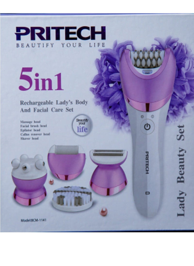 BCM-1141 is 5 in 1 lady beauty set