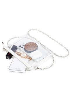 MIXDE Clear Purse for Women, Clear Bag Stadium Approved, See Through Clear Handbag for Concerts Sports Events  - Image 4