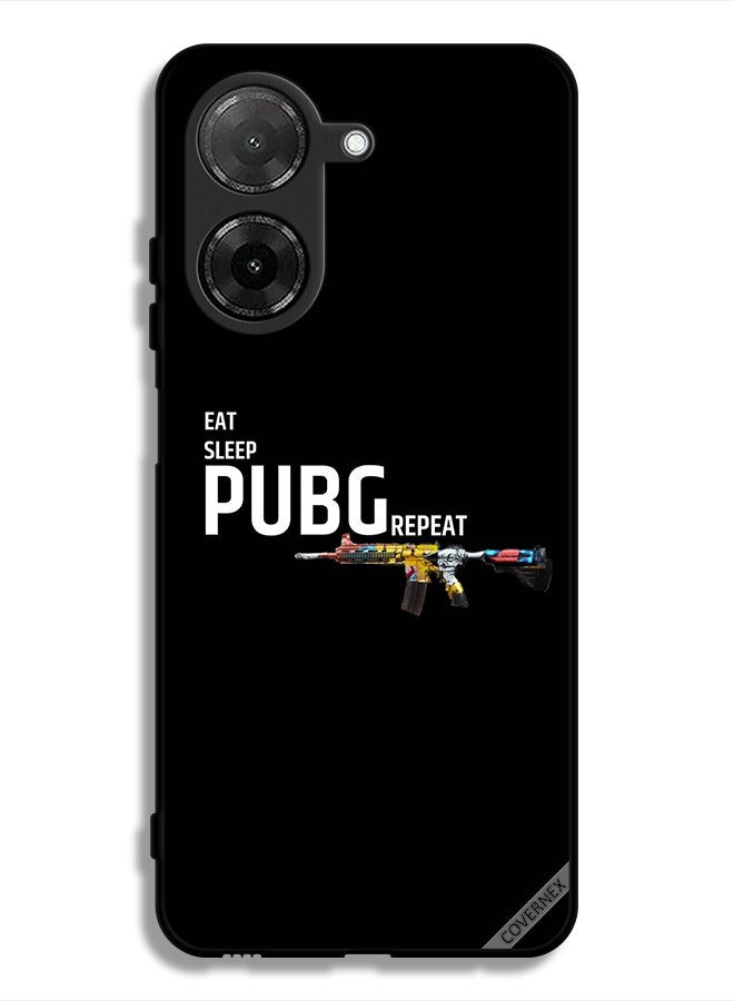 Covernex Xiaomi Redmi A5 4G Protective Case Cover Eat Sleep Pubg Repeat - Image 1