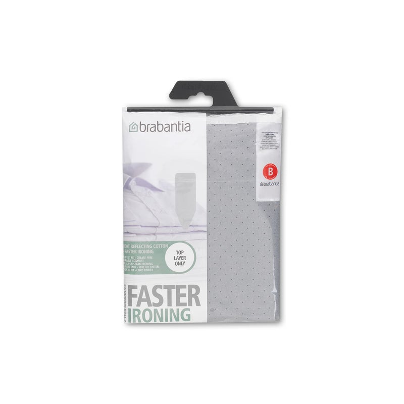 Brabantia Size B (49 x 15 inches) Replacement Ironing Board Cover with Durable Foam Layer (Metallized) Easy-Fit, 100% Cotton - Image 4