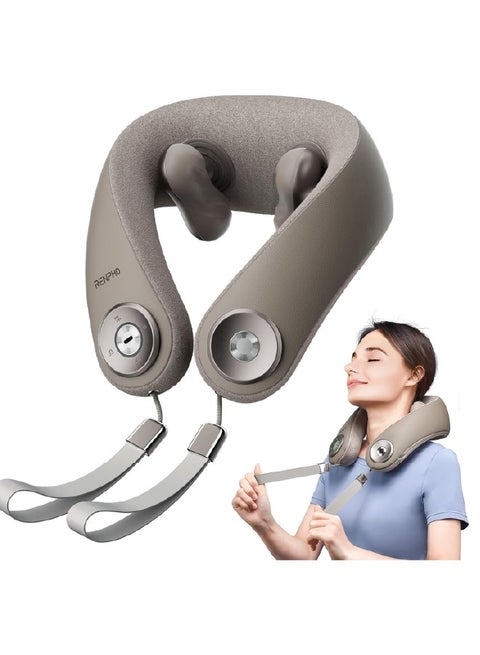RENPHO Neck Massager with Heat [2025 Upgraded], 6D Cordless Neck Massager for Pain Relief Deep Tissue, Kneading Neck Massage, Portable Heated Neck Massager, Gifts for Women Men Mom Dad