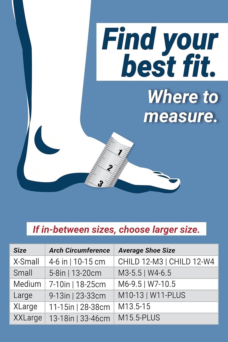 OS1st FS6 Plantar Fasciitis Foot Sleeves (One Pair) for Plantar Fasciitis Pain, Heel and Arch Pain, and Arch Support - Image 3