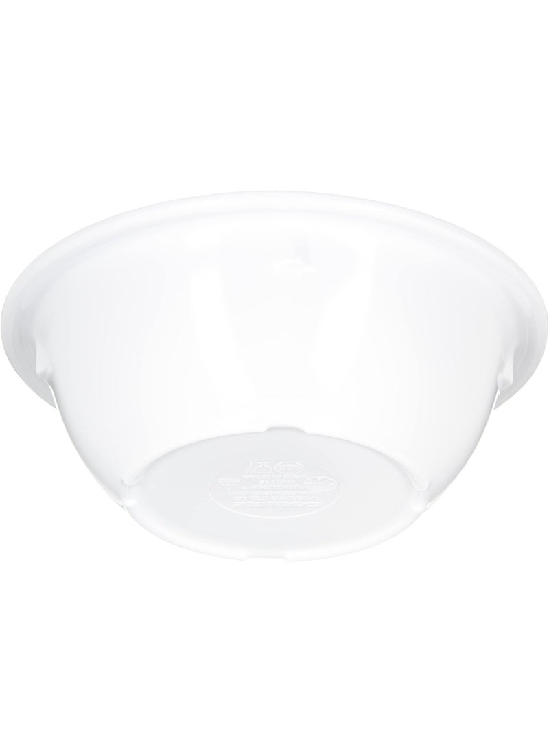 Carlisle FoodService Carlisle FoodService Products Kingline Reusable Plastic Bowl Nappie Bowl for Home and Restaurant  Melamine  12.5 Ounces  White  (Pack of 48)  - Image 4