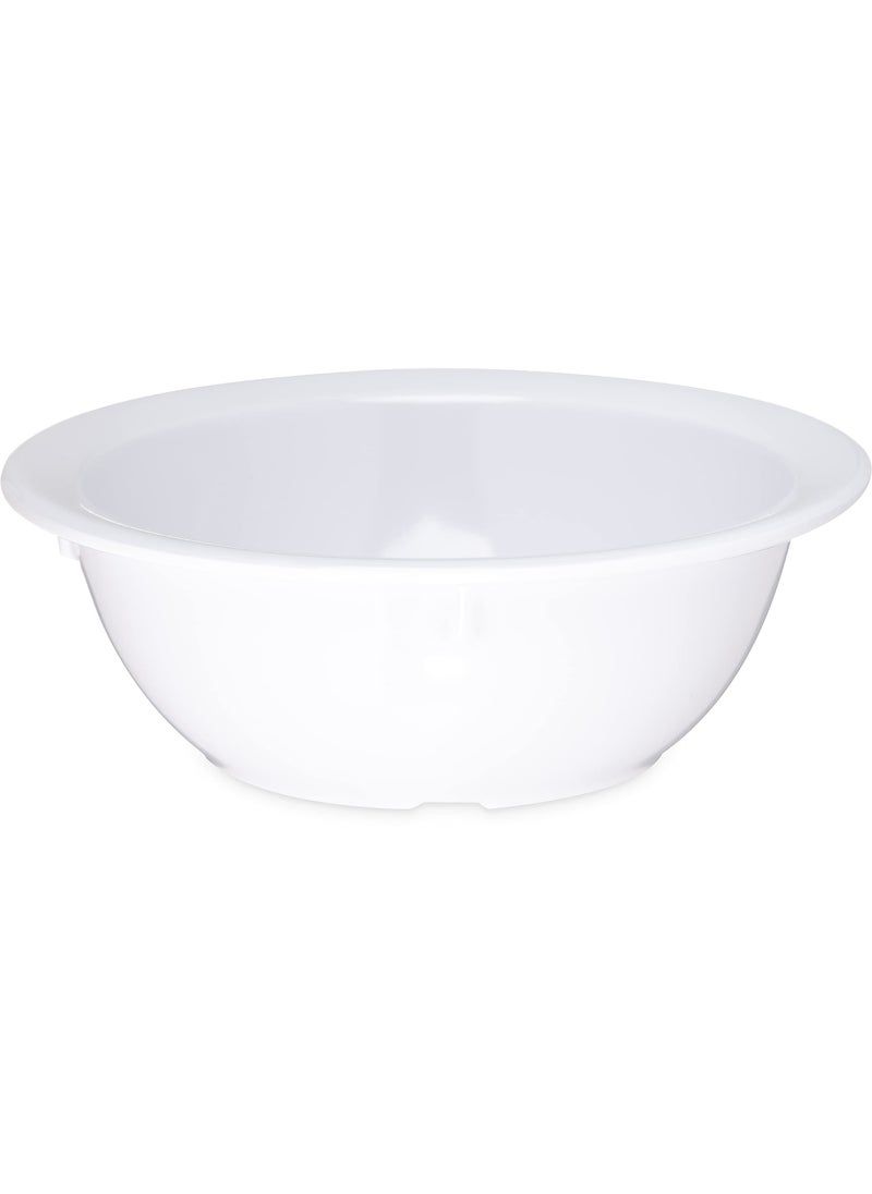 Carlisle FoodService Carlisle FoodService Products Kingline Reusable Plastic Bowl Nappie Bowl for Home and Restaurant  Melamine  12.5 Ounces  White  (Pack of 48)  - Image 5