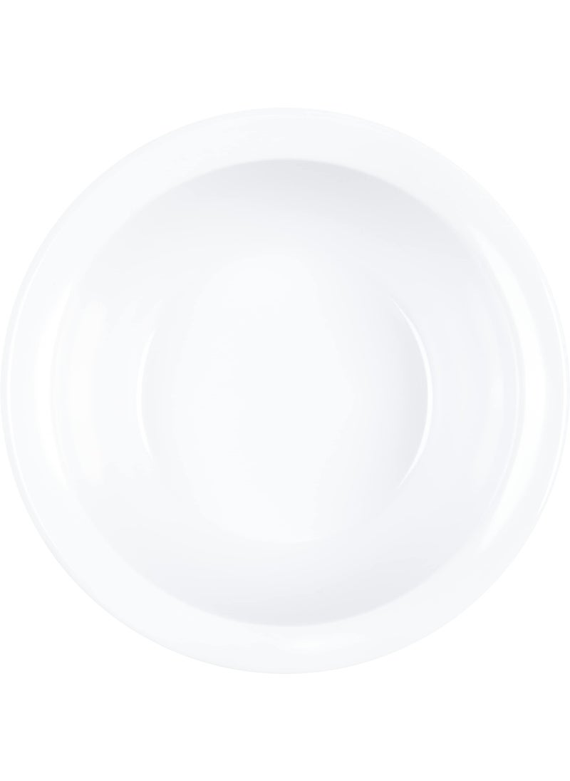 Carlisle FoodService Carlisle FoodService Products Kingline Reusable Plastic Bowl Nappie Bowl for Home and Restaurant  Melamine  12.5 Ounces  White  (Pack of 48)  - Image 3