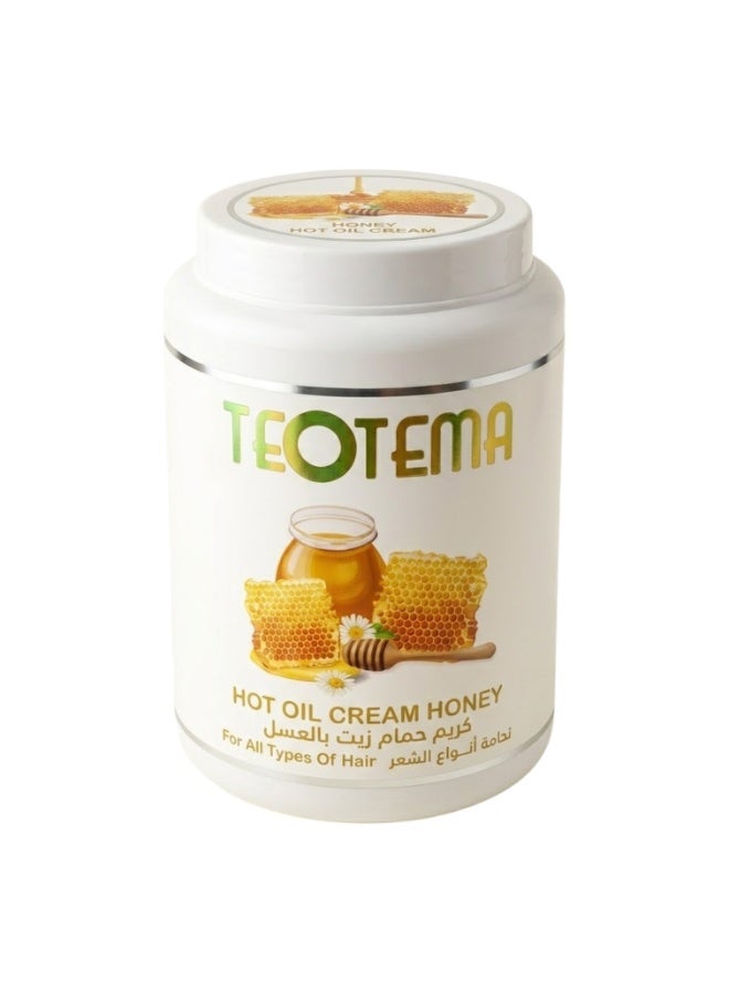 TEOTEMA Honey Oil Bath Cream for Dry and Damaged Hair 1500 ml - Image 1