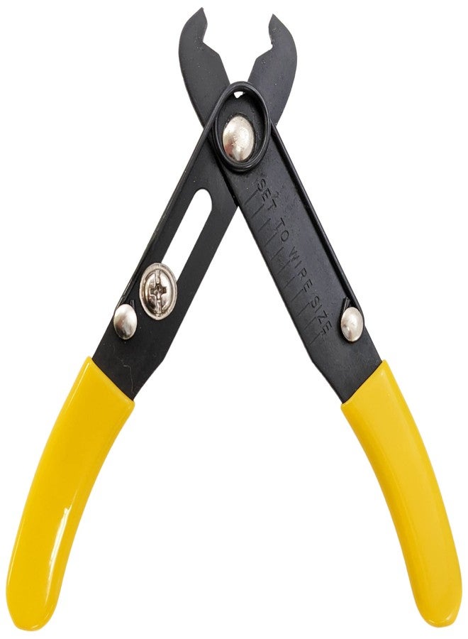 EX ELECTRONIX EXPRESS 5" Wire Stripper & Cutter with Self Opening Cushion Grip Handles (8 to 30 Gauge) by Electronix Express (1 Pack) - Image 1