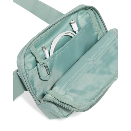 Under Armour Unisex-Adult Loudon Crossbody Waist Bag, (348) Silica Green / / Hydro Green, One Size Fits Most - Image 2