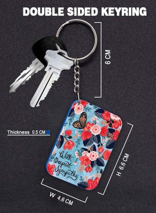 Keychain Small Gift To Love One Rectangle Shape With Double Side Print With Deepest Sumpathy - pzsku/ZFA057272CB830E25A9ECZ/45/_/1670083605/f154a11c-508e-43b4-b5ea-824e19df5daa