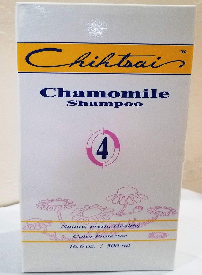 Chihtsai No.4 Chamomile Shampoo (16.6oz/500ml) - Color-protection, Mildly cleanses scalp, Soft & Shine - Image 1