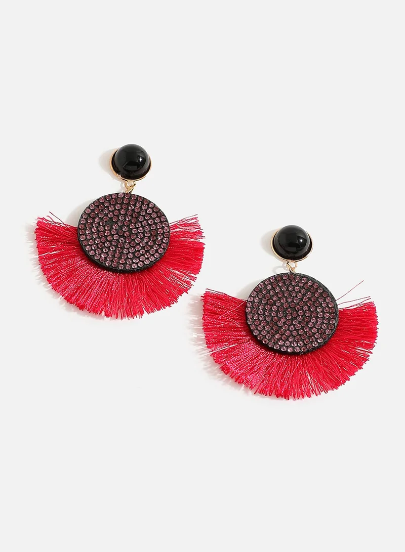SOHI Tassel Artificial Drop Earring Jewellery