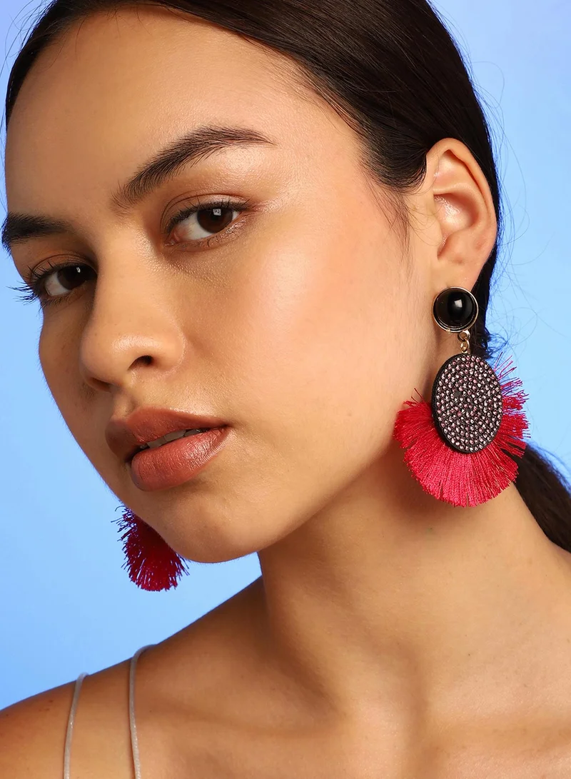 SOHI Tassel Artificial Drop Earring Jewellery