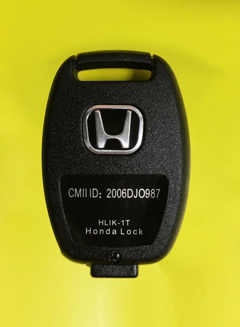 Service Zone 3 Buttons Honda Car Key Cover - Image 1