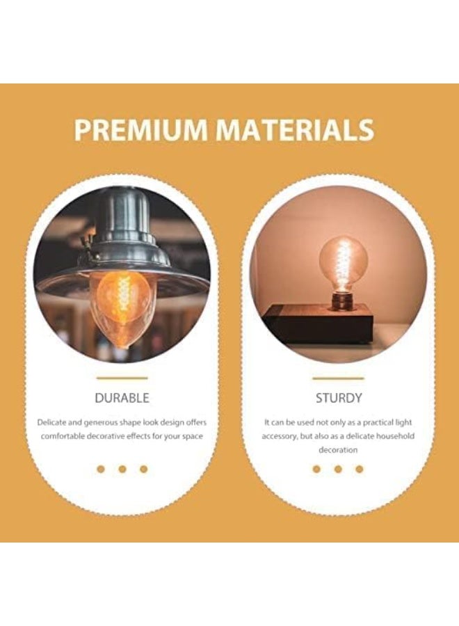 Cabilock Lamp Shade Hanging Pendant Light Cover, Lampshade for Table Lamp and Floor Light, Delicate Rattan Woven Light Cover Woven Lampshade Rattan Basket Style Home Decor/16 * 12cm - Image 4