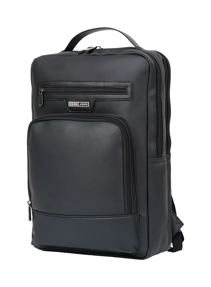 بارا جون حقيبة ظهر لابتوب بارا جون بريميوم 16 بوصة – حقيبة لابتوب من سلسلة الجلد PVC مع أحزمة كتف مبطنة إضافية وسعة واسعة 10 لتر