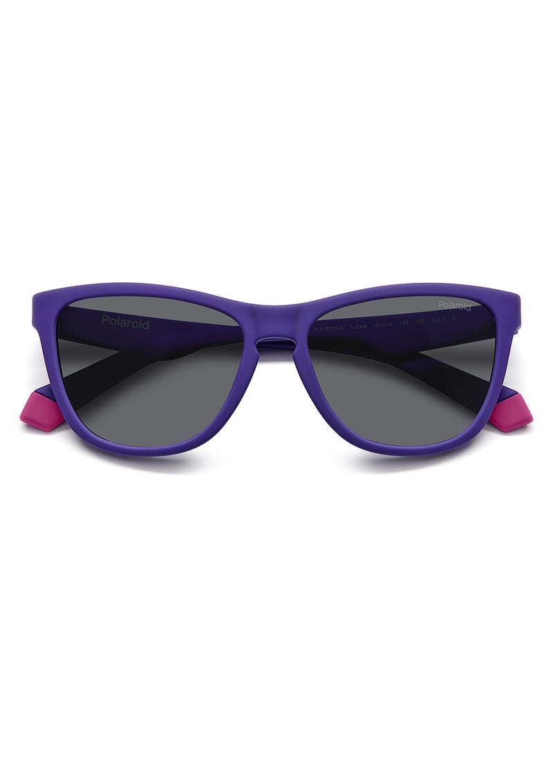 Kids Unisex Polarized Rectangular Sunglasses - Pld 8056/S Violet Millimeter - Lens Size: 49 Mm - pzsku/ZFA05A18FE0E00EAC2B4DZ/45/_/1708348237/16a6de85-337e-4cb1-98cb-53a507d539a2