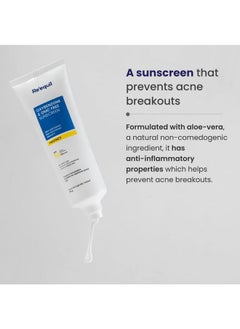 RE' EQUIL Oxybenzone And Omc Free Sunscreen For Oily, Sensitive & Acne Prone Skin | Prevents Acne Breakouts | No White Cast | Spf 50 Pa+++ | 50G  - Image 5