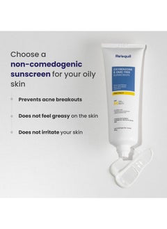 RE' EQUIL Oxybenzone And Omc Free Sunscreen For Oily, Sensitive & Acne Prone Skin | Prevents Acne Breakouts | No White Cast | Spf 50 Pa+++ | 50G  - Image 4