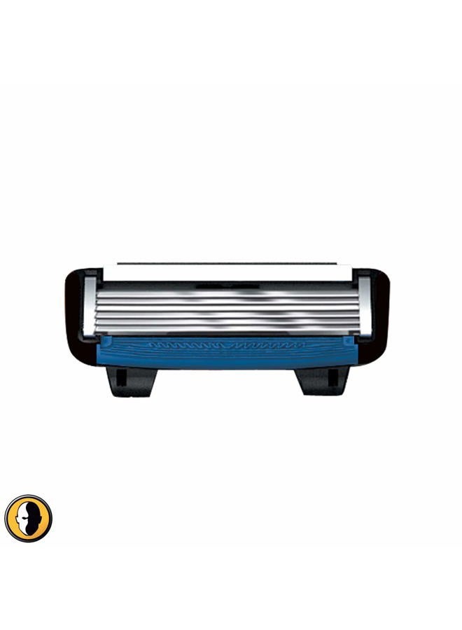 HeadBlade شفرات حلاقة قابلة للتبديل HB6 للرجال - 6 شفرات من الفولاذ المقاوم للصدأ بدون سحب أو شد، حلاقة أقل، تعمل للوجه والجسم وفروة الرأس (12 شفرة) عبوة 3 - Image 5