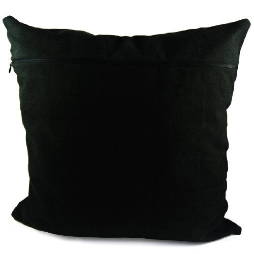 kilofly Home Decorative Throw Pillow Cover, 18" x 18", 3D Floral Grey - Image 2