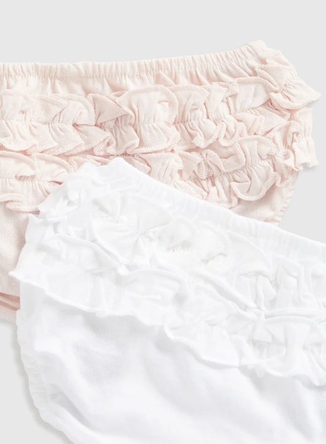 mothercare Frilly Briefs - 2 Pack