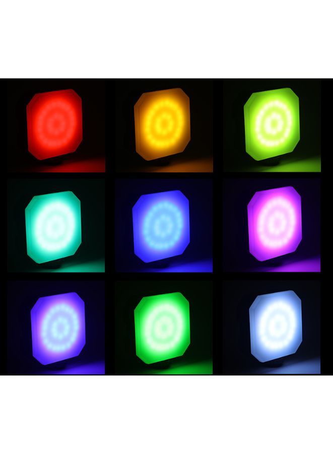 طقم إضاءة مؤتمرات الفيديو مع كرات LED، أضواء كاميرا LED قابلة للتعتيم من 3000-7000K مع كوب شفط، حامل ثلاثي صغير بزاوية دوران 180°، مشبك متحرك لليوتيوب/التدوين/البث المباشر - Image 5