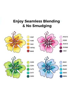 Ohuhu Alcohol Markers - Double Tipped Art Marker Set For Artists Adults Coloring Illustration - Alcohol-Based Refillable Ink - 40 Colors - Chisel & Fine Dual Tips - Oahu Of Ohuhu Markers  - Image 1