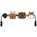 iGRATENS Baby Bjorn Bouncer Toy Bar Toy Bar for Baby Bouncer Soft Bliss Easy to Attach and Remove 360Rotating Natural Wooden Toys Exciting Design for Curious Babies Farm Animals - Image 3