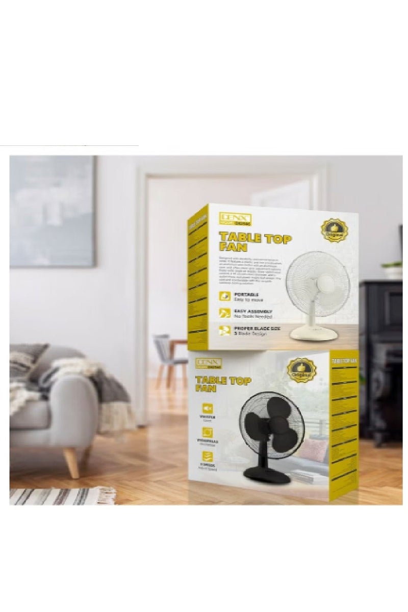Denx Small Desk Fan With Powerful Cooling And Quiet Sound - Image 1
