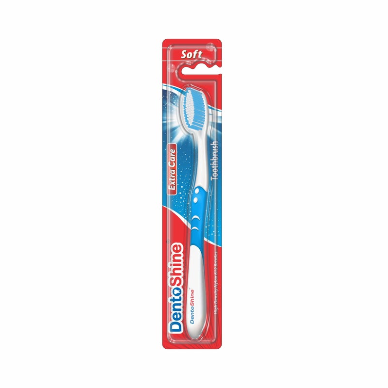 DentoShine Extra Care Soft Brush - Blue - Image 1