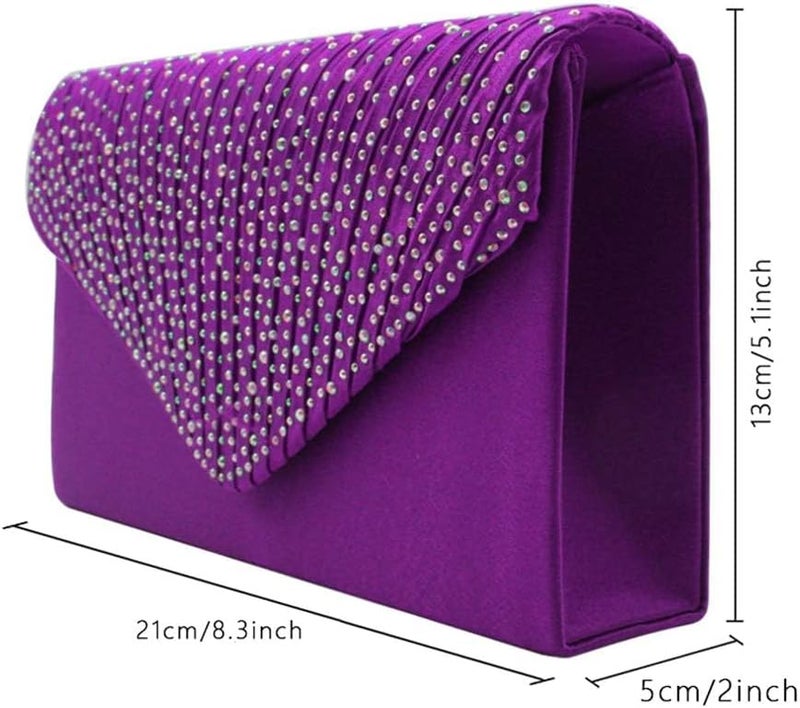 Groupcow New Ladies Evening Handbags Bridal Wedding Bag Handbag - Image 2