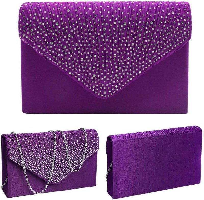 Groupcow New Ladies Evening Handbags Bridal Wedding Bag Handbag - Image 5