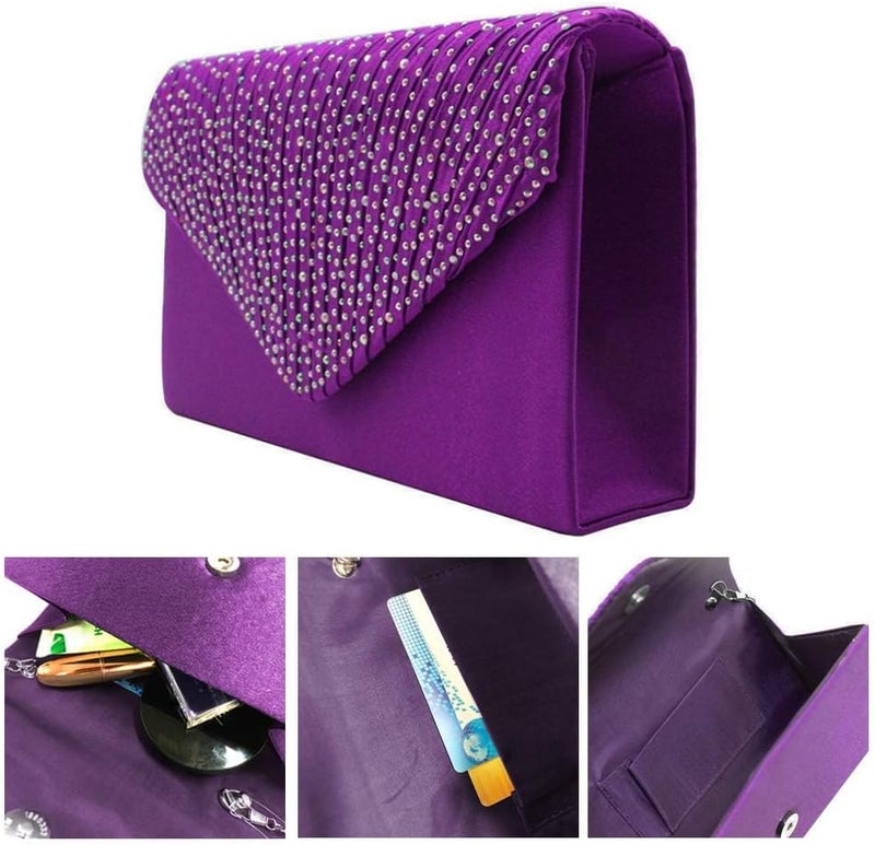 Groupcow New Ladies Evening Handbags Bridal Wedding Bag Handbag - Image 3