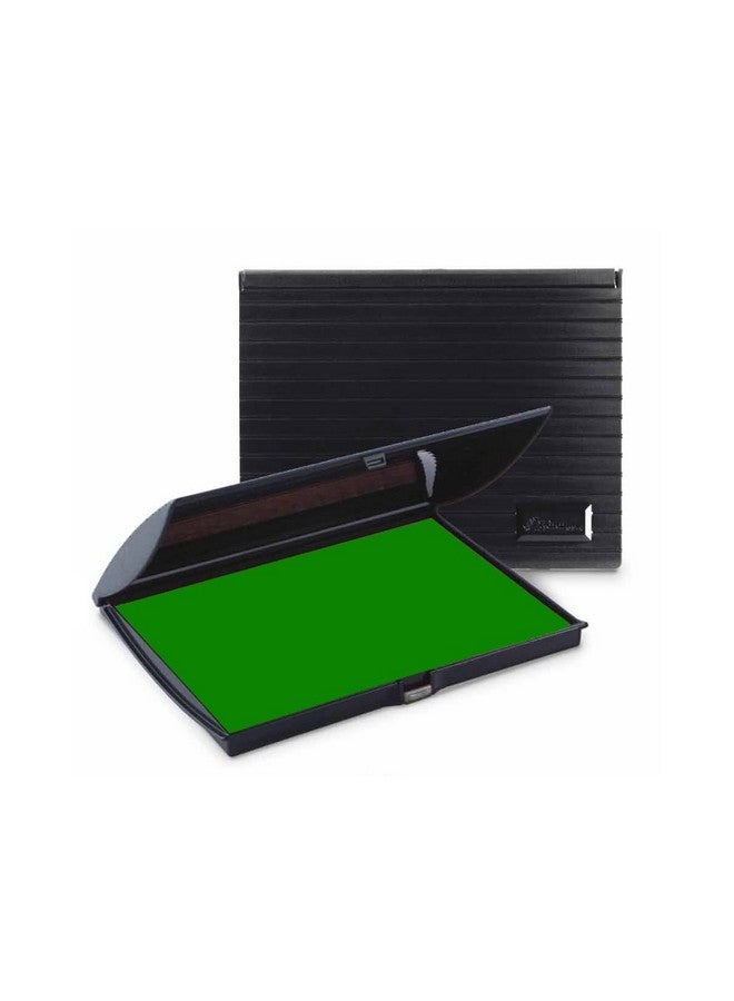 UImprint Large 5'' X 7'' Felt Rubber Stamp Ink Pad, Lime Green - Image 1