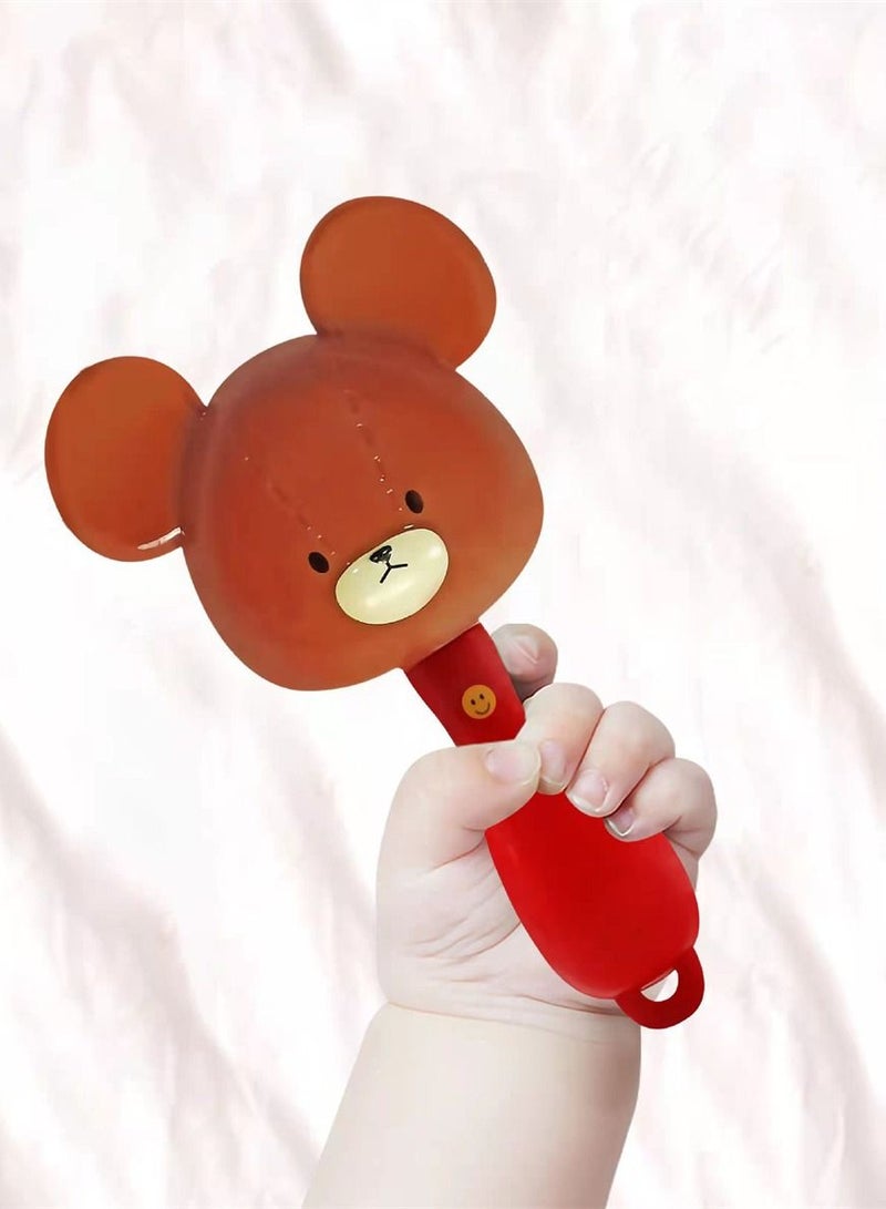 Loquat Sand Hammer Castanet Rattle Toy Baby Hand Ring The Bell Sand Drum/Toys 3.5*9.5cm - Image 2