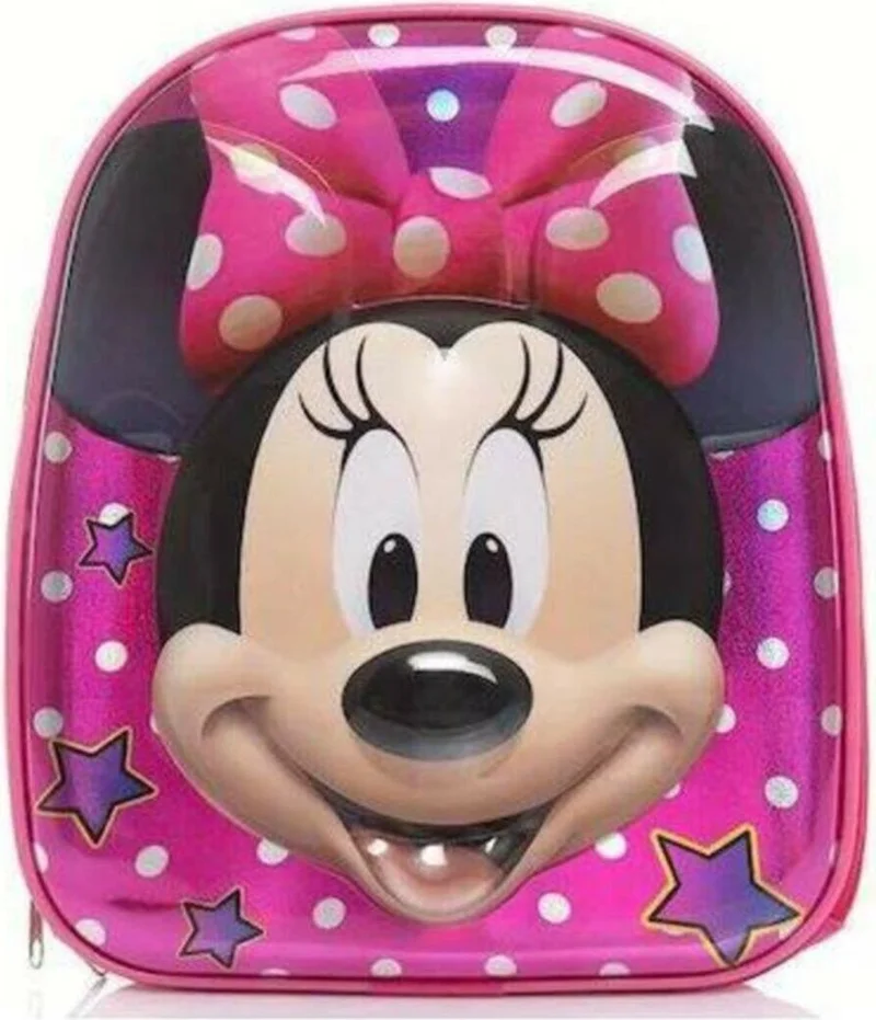 ماشو تريند Pink Minnie Mouse Kindergarten Bag Water Bottle Kindergarten Bag Nursery Bag Mini Maus Bag