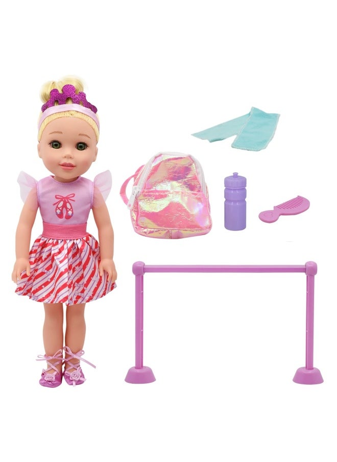 Baby Maziuna Baby Maziuna Style Dreamers Ballet Studio Doll Playset (35.56 cm)  - Image 2