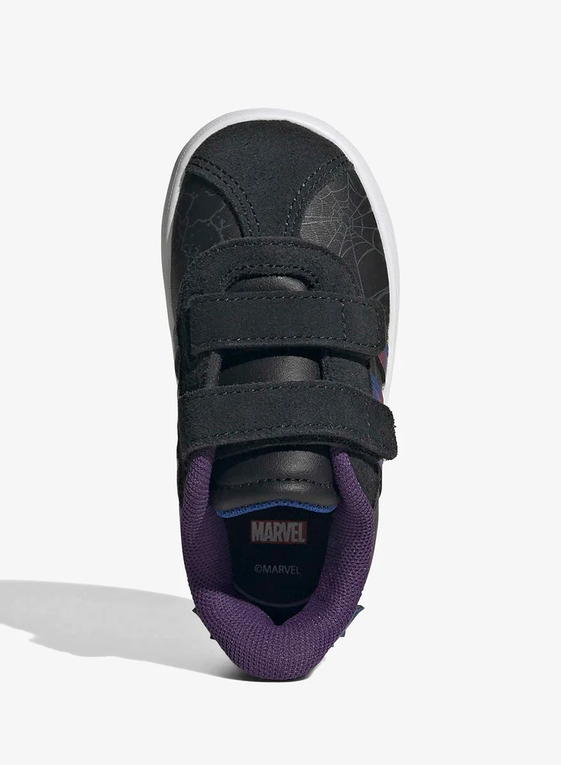 Adidas CBLACK/ROYBLU/VIOLET Infant Vl Court Spider-Man Cf for Men | Best Price UAE