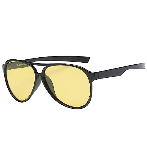 PolarSpex Aviator Sunglasses for Men & Women - Bendable and Polarized Retro Sunglasses - Fashionable Men Shades - Image 3