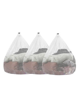 3 Pcs Mesh Laundry Bags for Washing Machine, Mesh Wash Bags Jumbo for Delicates Clothes, Bed Linen, Toys with Drawstring Closure Sturdy, 50 x 60 cm - pzsku/ZFA06B32DFD67D2C5D287Z/45/_/1727089141/7da0777f-b08c-4733-84ab-8f70ca420116