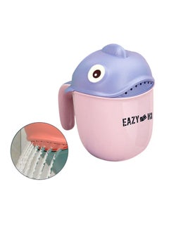 Baby Head Shampoo Wash Rinse Shower Mug - Pink, 500ml