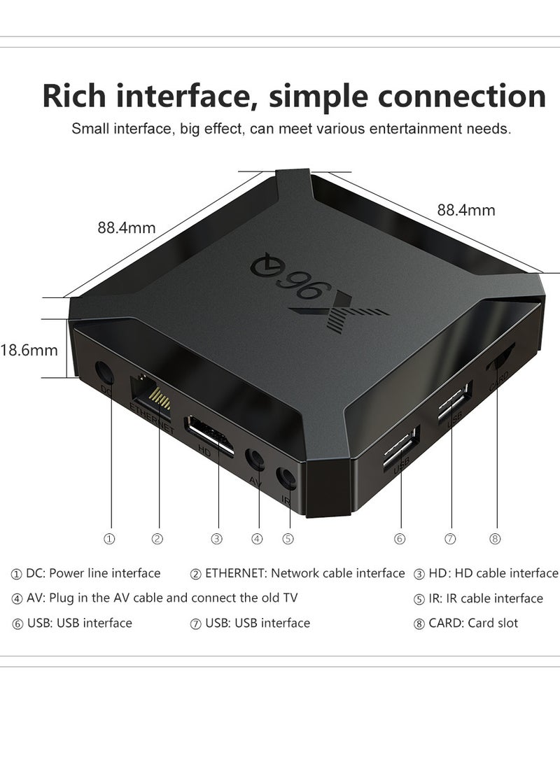 Generic - X96Q TV Box Android 10.0 Allwinner H313 Quad Core ARM Cortex A53 TV Set Top Box Support 4K 3D Media Player - Image 1