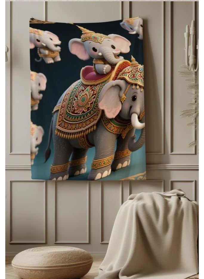 general Baby and children's cartoon flannel thin blanket (warm and comfortable, suitable for sleep, game use) 70cm*100cm - Image 2