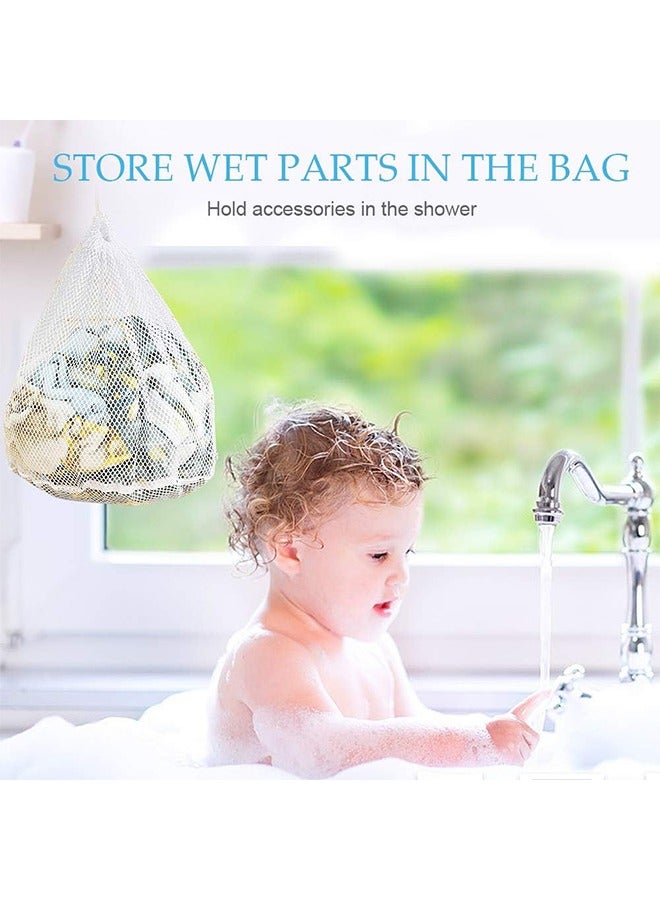 5-Pieces Laundry Mesh Wash Bags, Drawstring Net Laundry Bag for Washing Machine for Delicates Clothes,Bed Linen,Toys with Drawstring Closure Sturdy, Protecting Clothes from Damage  - Image 5