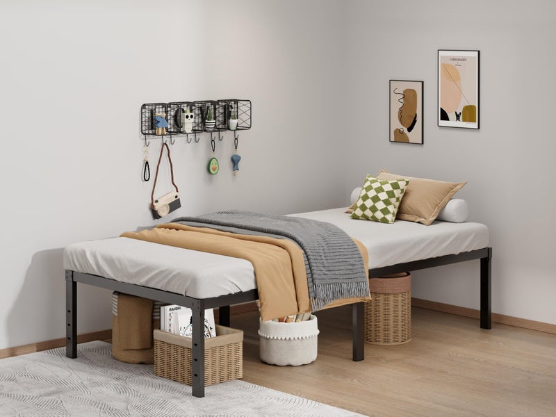 LUMUNANCE Metal Bed Frame Twin XL Size - 16 Inch Heavy-Duty Twin XL Platform Bed Frame No Box Spring Needed, Easy Assembly, Noise-Free, Sturdy Mattress Foundation, Underbed Storage Space - Image 1