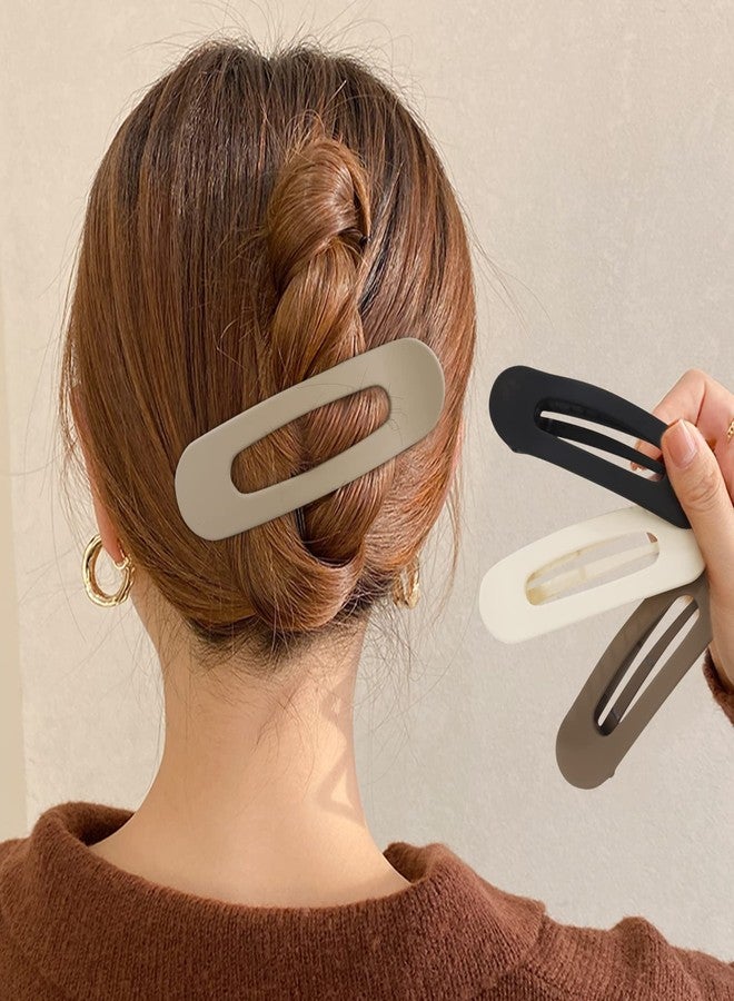 ACO-UINT 8 Pack Hair Accessories for Women - Flat Alligator Clips, Non-slip Hair Claws, French Barrettes for Sectioning and Styling - Image 4