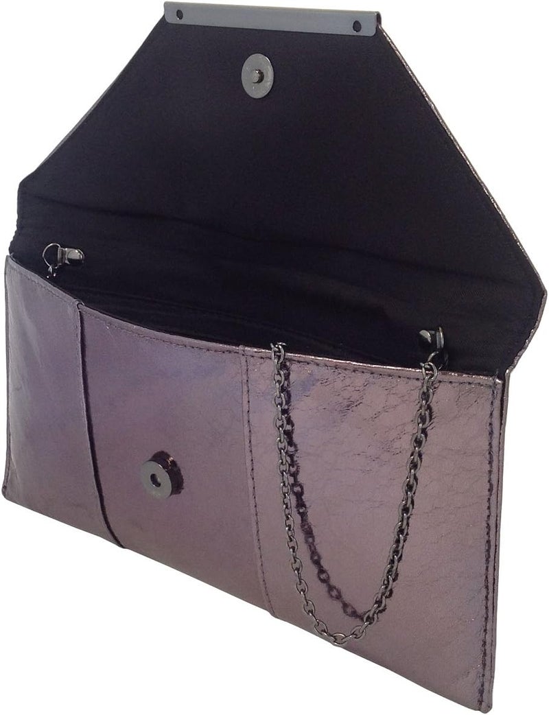 JNB Women's Metallic Material Clutch Purse - Image 5