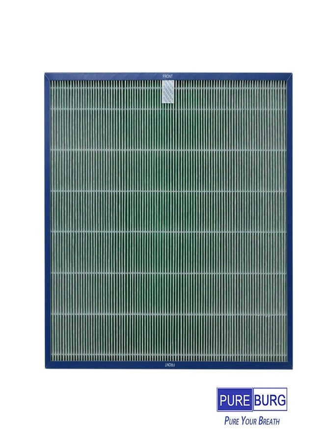 PUREBURG Replacement Filter Set Compatible with Rabbit Air MinusA3 Ultra Quiet Air Purifier Models A3 SPA-1000N (Odor Remover),H13 True HEPA 4-Stage Filtration Activated Carbon - Image 3