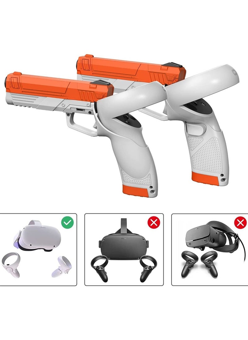 DMG TECH - VR Controller for Oculus/Meta Quest 2,Compatible with 2 Gun Stock, Oculus 2,Pistol Grip Accessories FPS Game,Pistolwhip Enhanced Shooting Game Experience - Image 1