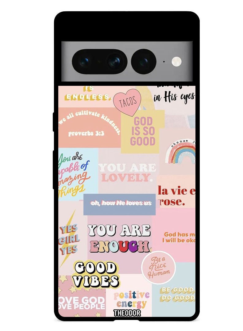 Theodor Protective Case Anti Scratch Shock Proof Bumper Cover For Google Pixel 7 Pro Collage - Image 1